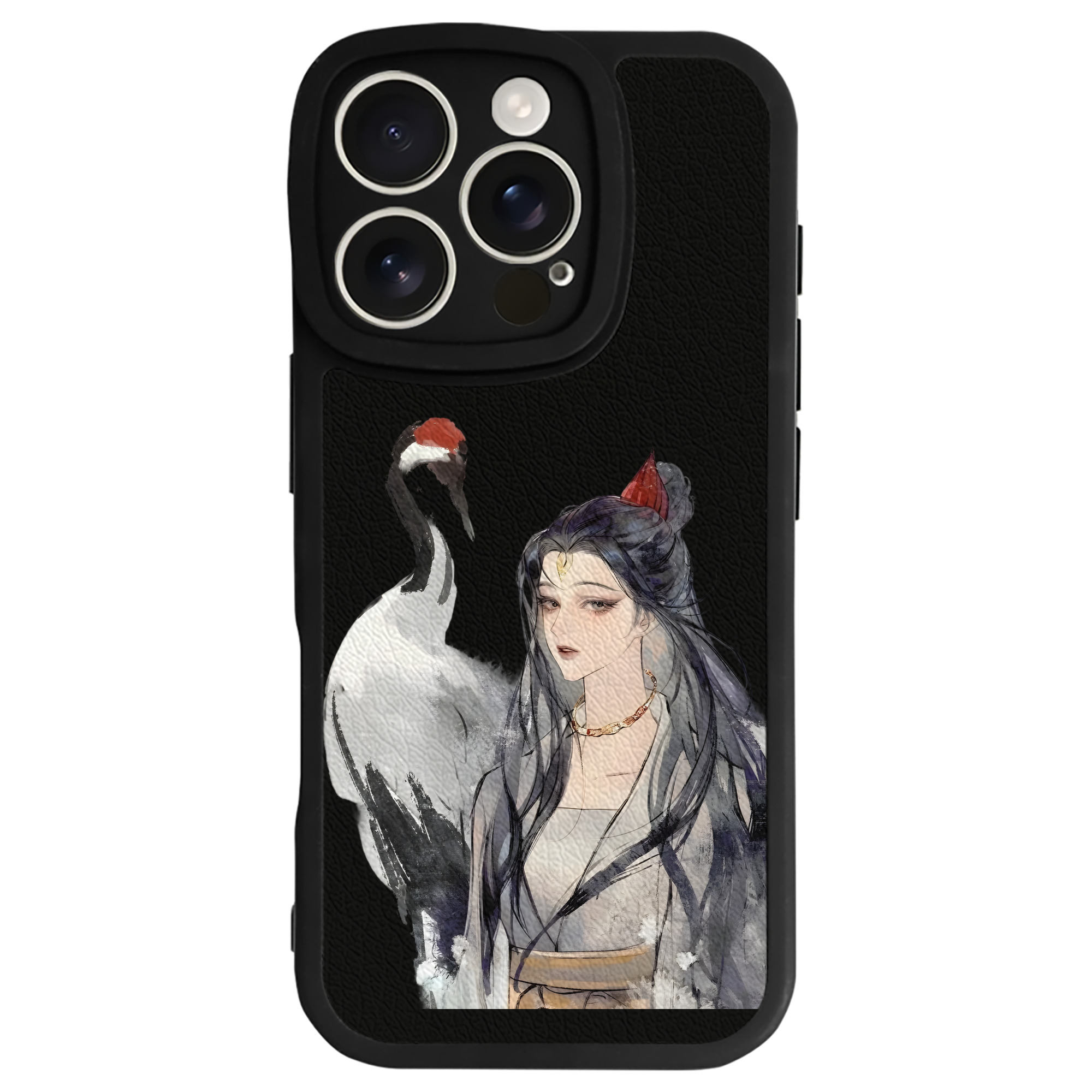 （画像用） Ne Zha 2 ナタ 魔童の大暴れ 【iPhone 16シリーズ対応】シリコンスマホケース（レザー調） 材質：シリコン